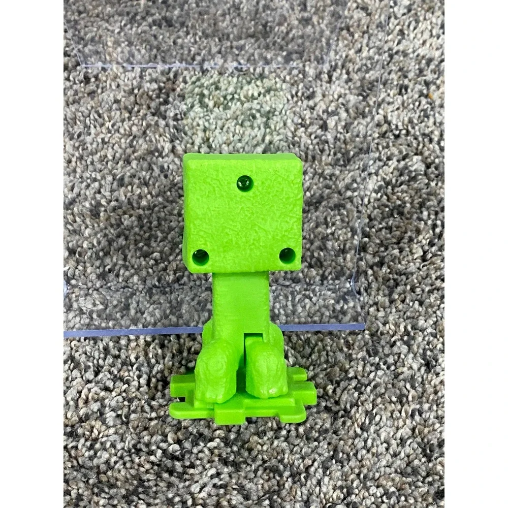 Action Figure Minecraft Unisex Green Excellent Textured Creeper Toy OS